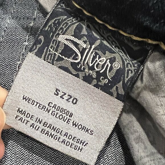 Silver Jeans McKenzie Crop Women's Size 20 Denim Cropped Capri - Picture 5 of 12